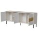 2. INSERTO 3D1W chest of drawers 190x40x80 cashmere + LED