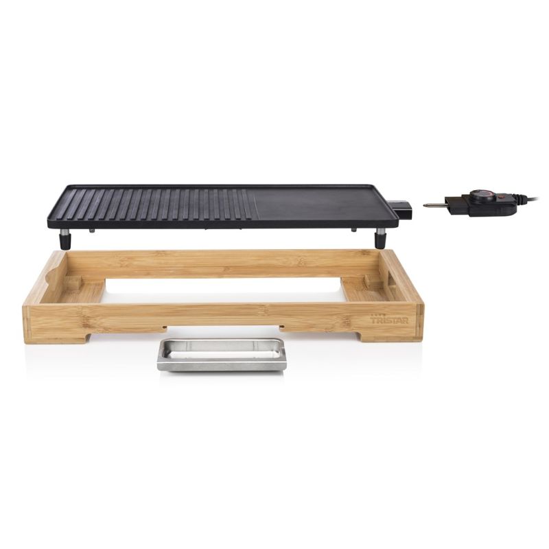 4. Tristar BP-2641 Electric Bamboo Grill, Black 2200 W