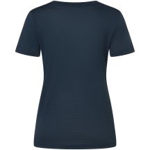 Women's SUPER.NATURAL W Wood Craftine Tee T-Shirt navy blue
