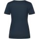 Women's SUPER.NATURAL W Wood Craftine Tee T-Shirt navy blue