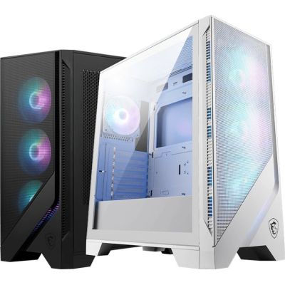 5. MSI MAG FORGE 320R WHITE AIRFLOW Case