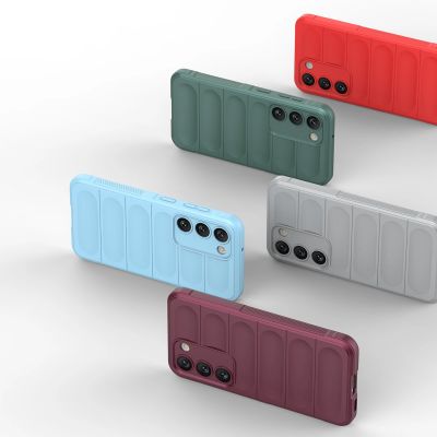 8. Magic Shield Case for Samsung Galaxy S23+ flexible armored cover red