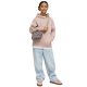 5. Puma ESS Centered Cat Logo Relaxed Hoodie for Kids Pink 692973 89