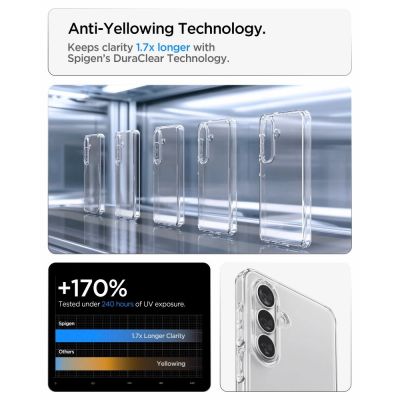 6. Spigen Ultra Hybrid Case for Samsung Galaxy S26+ - Transparent
