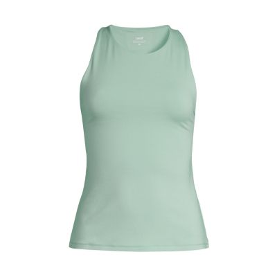 Casall Soft Touch Bra Tank Women's Training T-shirt Green - M