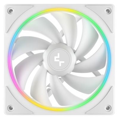 3. DeepCool FL12 SE WH 3IN1 Computer Case 12cm Fan White