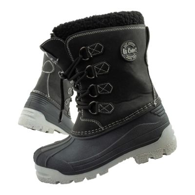 Lee Cooper winter boots children's insulated snow boots for boys black