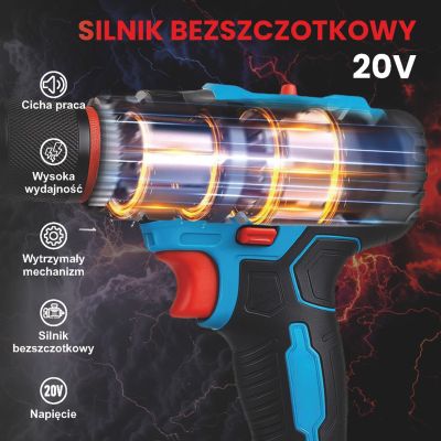 20. EXTRALINK POWERLINK Cordless Drill Driver PWL-CD1002C 10MM 20V 2X1.5AH
