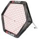 14. REBOUNDER HEXAGON TRAINING FRAME 95x85CM PURE 2 IMPROVE