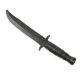 2. Rubber training knife mock knife, black - ARW-5051