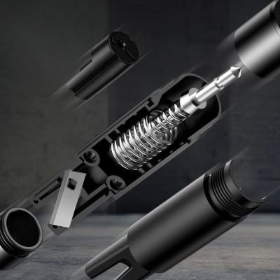 11. Baseus Sharp Tool Safety Hammer (Window-breaking+Safety belt cutting) Dark gray (CRSFH-0G)