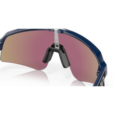 6. Oakley Sutro Lite Sweep Cycling Glasses - Matte Navy/Prizm Sapphire