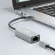 3. Wozinsky WAU-45A Ethernet Network Adapter Gigabit RJ45 1000 Mb/s USB-A LAN Network Card - Gray