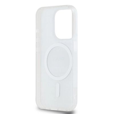 7. DKNY IML Mono & Stripe MagSafe case for iPhone 15 Pro - beige