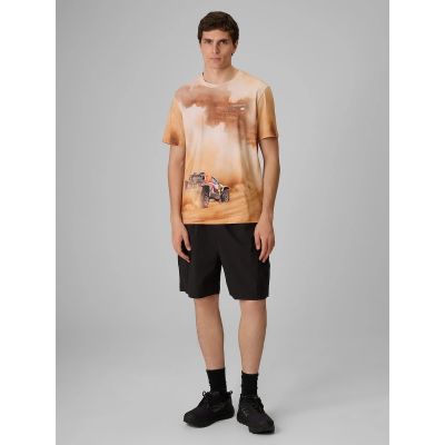 4. Men's regular printed T-shirt 4F 4FRSS26TTSHM4237-83A
