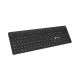 2. NATEC TANG US wireless keyboard, Bluetooth + 2.4 GHz, quiet, slim, black