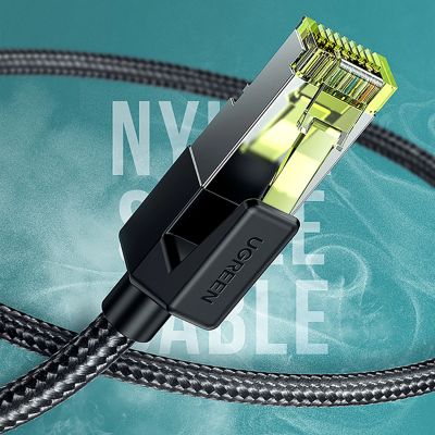 2. Ugreen NW150 80425 Ethernet RJ45 Cat 7 10Gbps Cable 5m - Black