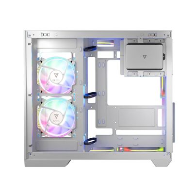 10. MODECOM VOLCNO PANORAMA APEX ARGB 3F MIDI WHITE CASE