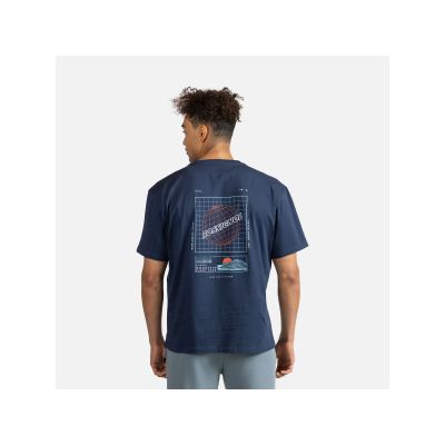 3. ROSSIGNOL Waterfall Tee Men's T-Shirt, Navy Blue