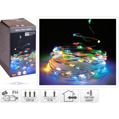 13. WIRE LAMPS GARLAND 240 LED MULTICOLOR