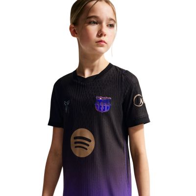 3. Nike FC Barcelona 2026/27 Match Away Kids' Jersey Black and Purple II1852 505