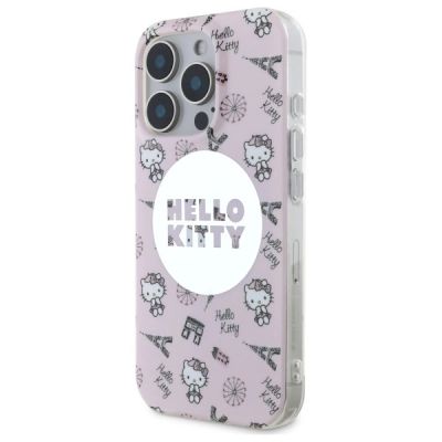 2. Hello Kitty IML All Over Paris Magsafe iPhone 16 Pro Case - Pink