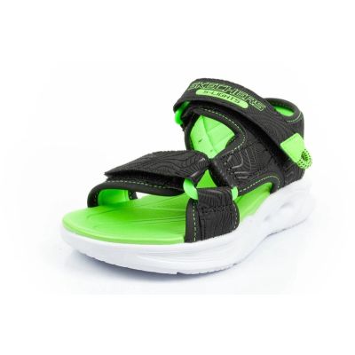 14. Skechers Jr. 401673L/BKLM Sandals