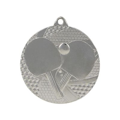 6. Silver medal - table tennis - steel medal