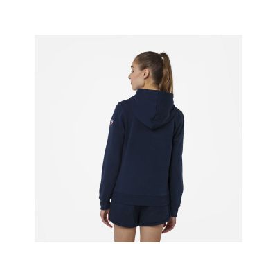 4. Rossignol W LOGO SWEAT FZ HOOD FL navy blue