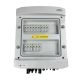 Hermetic IP65 EMITER DC connection switchboard with Noark 1000V DC surge arrester type 1+2, 5x PV string, 5x MPPT