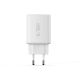 4. Tech-Protect NCA65W-GAN 3-Port 65W Wall Charger - White