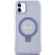 3. Guess Ring Stand Script Glitter MagSafe case for iPhone 11 / Xr - purple