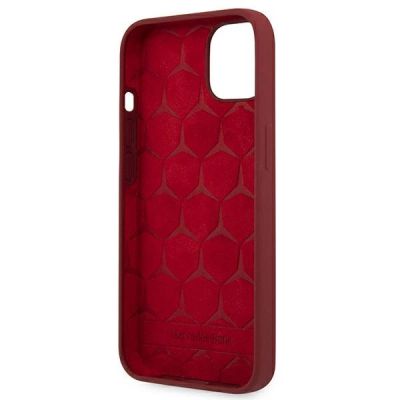 7. Mercedes Silicone Line Case for iPhone 13 mini - Red