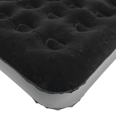 2. Outwell Classic Double Air Mattress, Black and Gray