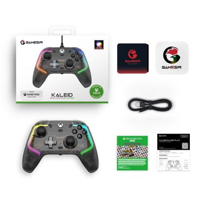 7. GameSir Kaleid Black, Transparent USB Gamepad Analog/Digital Xbox One, Xbox Series S, Xbox Series X