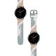 2. Strap Moro for Samsung Galaxy Watch 45 / 46 / 47 mm silicone bracelet watch band - pattern 17