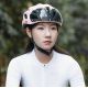 6. Rockbros Bike Helmet with Visor, Detachable UV Goggles, Detachable Visor, Unisex - Pink