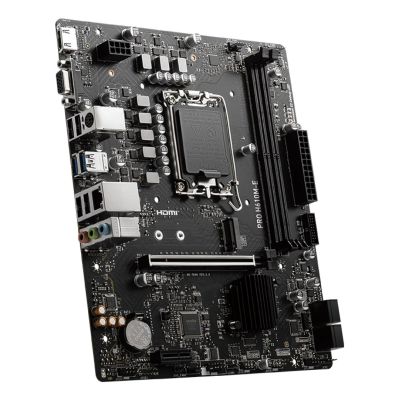 9. MSI PRO H610M-E motherboard