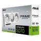 10. ASUS Prime RTX5070-O12G-WHITE Graphics Card NVIDIA GeForce RTX 5070 12GB GDDR7 90YV0M19-M0NA00