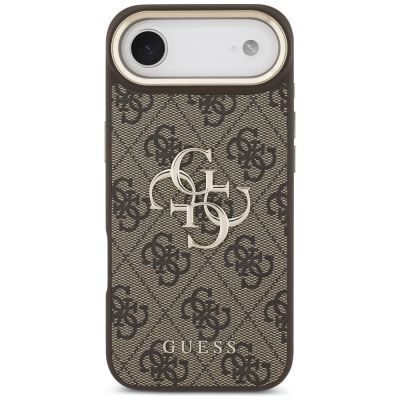 3. Guess 4G Big 4G Classic Logo Case for iPhone Air - Brown and Gold