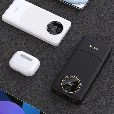 5. Powerbank Dudao K12 10000mAh PD22.5W USB-A, USB-C - white