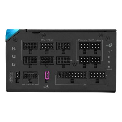 5. ASUS ROG -THOR-1200P3-GAMING-E Power Supply Unit 1200 W 24-pin ATX Black