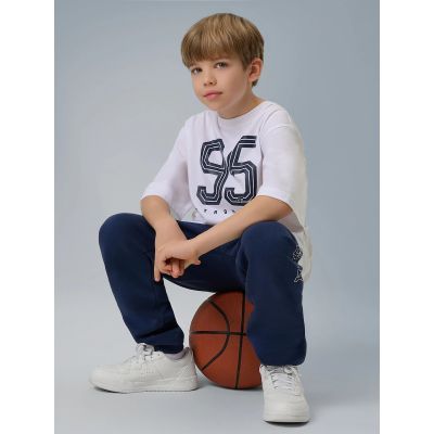 Boy's loose T-shirt with print 4F 4FJRSS26TTSHM3786-10S