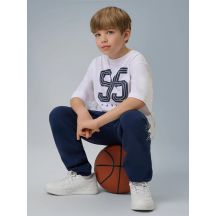 Boy's loose T-shirt with print 4F 4FJRSS26TTSHM3786-10S