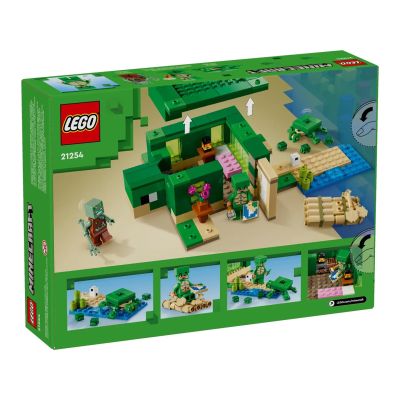 2. LEGO Minecraft 21254 Turtle Beach House
