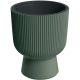 13. MILLY FLOWER POT ON LEG DIAMETER 30 CM GREEN PINA
