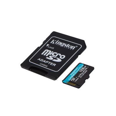 5. KINGSTON microSDXC Canvas Go Plus 128GB + Adapter
