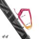 4. Rockbros RKL02 Aluminum Bottle Cage - Red and Gold