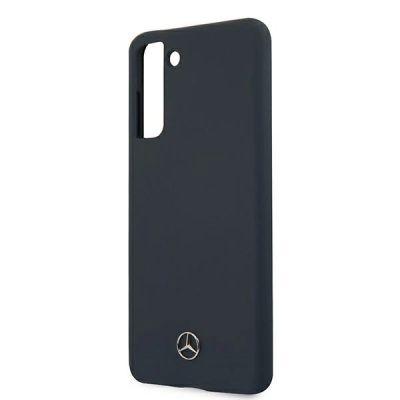 6. Mercedes Silicone Line Case for Samsung Galaxy S21+ - Blue