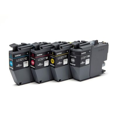 4. Brother LC-3217 Ink Cartridge Original Black, Cyan, Magenta, Yellow